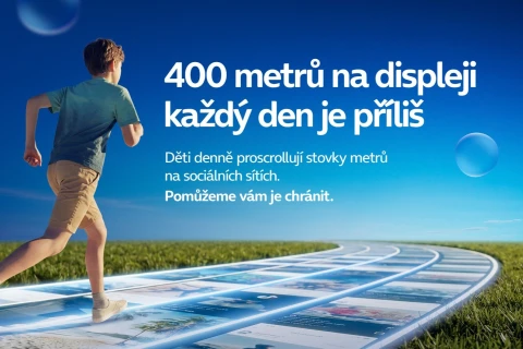 400 metrů na&nbsp;displeji každý den je&nbsp;příliš. Rodiče najdou pomoc v&nbsp;Moje O2